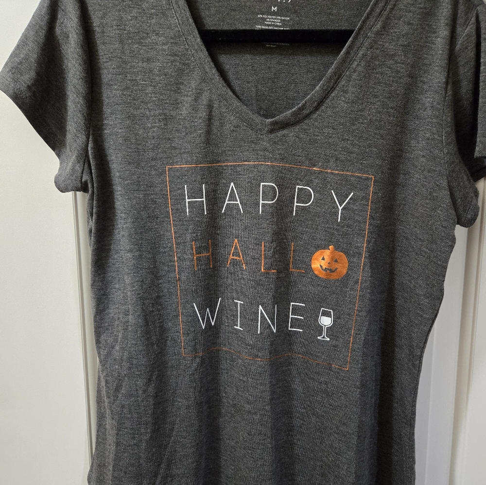 Happy hallowine gray Shirt size med